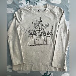 Walt Disney World Castle Beige Long Sleeve